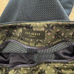 Ted Baker  women’s navy blue patterned pants with colorful stripes down the side Photo 2