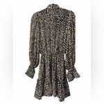 Alexis  Malika tie neck printed mini dress NWOT Photo 6