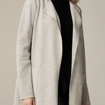 J.Crew 365 Juliette Collarless Sweater Blazer XL Open Front Wool Blend Cardigan Photo 0