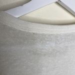 Aerie White Short Sleeve Crew Neck Graphic Palm Trees Linen T-Shirt Small Photo 11