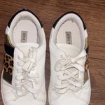 Steve Madden  Fone White and Leopard Print Women's Sneakers Casual Everyday FLAWS Photo 4