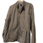 Karen Scott  Gray Fleece Jacket Size XL Photo 0