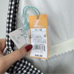 Kona Sol NWT  Black White Gingham One Piece Bathing Suit Swim Ocean Beach XL(16) Photo 3