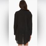 Becca Long Sleeve Cotton Gauze Cover-Up Shirtdress, Size Small, $88 Photo 5
