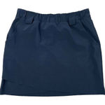 Athleta Faux Wrap Tulip Hem Skort Skirt Pockets Tennis Pickleball Black sz Small Photo 0