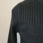 Estrna Jane black fringed sweater size medium Photo 1