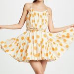 Rhode Resort Nalla Belted Floral Print Tiered Mini Dress Marigold Womens Size XS Orange Photo 4
