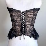 Victoria's Secret Victoria’s Secret Y2K Lace Corset Set Photo 3