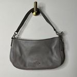 Coach Grey Baguette Shoulder Bag Photo 0