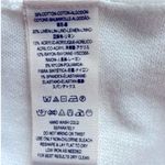 Free People “Sundae” Knit top white Linen Cotton V neck swing sweater S Photo 8