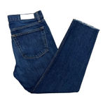 RE/DONE REDONE Originals High Rise Straight Leg Crop Jeans Dark Wash Denim Size 27 Photo 9