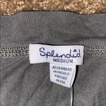 Splendid Spiritual Gangster Grey Flowy Tank with Side Bows Photo 5