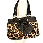 PAOLO MASI leopard print calf hair & leather bag, made in Italy, NWOT Multiple Photo 4