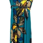 Danny & Nicole Vintage  Teal Belted Maxi M Photo 1