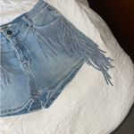 Rock & Roll Cowgirl  Denim fringe shorts  Photo 3