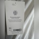 Athleta NWT Momentum Polo Tank top 1/4 Zip Neck White size Small Photo 6