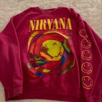 Urban Outfitters Pink Nirvana Sweatshirt Photo 0