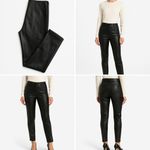NEW Black Leather Pants Women’s Size 8 Classic Slim Fit & Sexy Biker y2k Photo 1