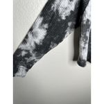 Abound NEW  Pullover Sweater Womens XS Black White Tie Dye Cowl Neck Soft Ribbed Photo 2
