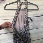 SEEK the Label Beige Patterned Cutout Romper Photo 5