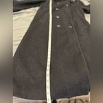 Larry Levine Vintage 80s/90s  Petite Sz:6P Black Wool Long Peacoat Jacket Coat. Photo 6