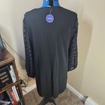 SweatyRocks  Super Soft Black XXL Dress with Chiffon Sleeves Photo 1