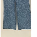 Wrangler ZOE ZEBRA FLARES raw hem high waisted western rodeo festival size 30 Photo 3
