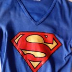 DC Comics Vintage Superman size small bodysuit shirt 3/4 sleeve one piece 80s superhero cl Photo 2