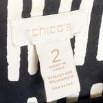 Chico's new Chico’s ☯︎︎ Alphia Aztec Print Classic Jacket ☯︎︎ Black + White ☯︎︎ Medium Photo 7