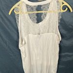 Molly Bracken : White Lace Back Top- M Photo 8