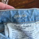 American Eagle super super stretch distressed jeggings size 2L Photo 2