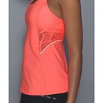 Lululemon  Womens Tank Sz 6 City Sky Run By Grapefruit Mesh Most‎ Popular RARE Photo 6