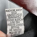 Chico's DESIGN Textured Button Down Shirt Black Long Sleeve Sheer Size 2 (Large) Photo 6