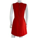 Alice + Olivia  Red Lennon Surplice Mini Dress Size 8 Photo 2