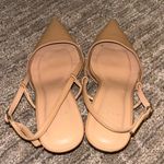 A New Day Kitten Heels Nude Slingback Pointed Toe Photo 1