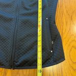 Ralph Lauren Lauren  Women's M Quilted‎ Black Vest  High collar Full Zip Photo 5