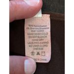 Ytongs Peplum Top Womens One Size Brown Lace Long Sleeve Mesh Sheer Boho Shirt Photo 5