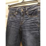 American Eagle Womens Size 2 Long Next Level Stretch Dark Wash Skinny Blue Jeans Photo 4