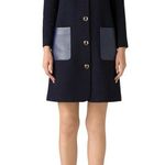 St. John Leather-Pocket Bracelet-Sleeve Textured Tweed Jacket Size 14 NEW $1,995 Photo 1