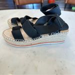 Dolce Vita‎ Lury Espadrille Wedge Sandal Black Beachy Boho Casual Size 10 Photo 3