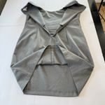 Calvin Klein Calvin Klein Gray Side Ruched Horseshoe Neck Ponte Sleeveless Sheath Dress 20W Photo 6