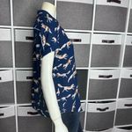 Cooper and Ella  Alice Button Front Blouse Fox Print Size Large Photo 9