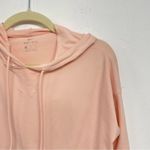 Nike  Dri Fit Peach Lightweight Hoodie Pullover Sweater Womens S Boxy Fit Running Photo 3