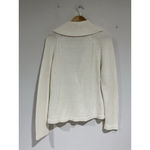 Rafaella Womans Ivory Long Sleeve One Button Cardigan Sweater Large Photo 1