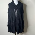 barney's new york Black Vintage Open Neck Sweater Photo 4