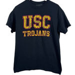 USC Trojans College Black Graphic Tee Unisex Size‎ M Red Size M Photo 0