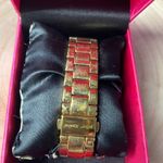 Betsey Johnson  Gold Watch needs battery Photo 1