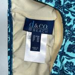 Denim & Co . Beach Size 20W Blue Asymmetrical Hem One Piece Swimsuit Swim Dress Photo 3