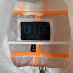 Hurley  TRON Legacy Jacket White Neon Orange Lightweight Nylon Windbreaker Size L Photo 3