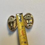 Vintage Signed Ciner Gold Tone And White Enamel Clip Photo 4